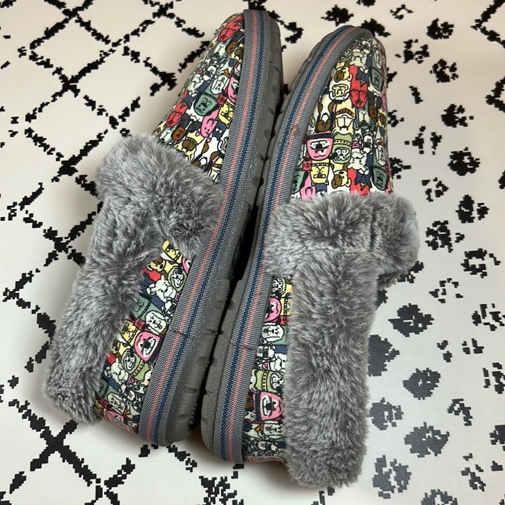 SKECHERS BOBS Too Cozy - Snuggle Rovers Women’s Slippers - US Size 8 - GUC - Picture 4 of 11